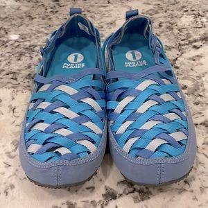 Patagonia Women's Advocate Lattice Blue Flats Sandals US 7 Like New Shoes